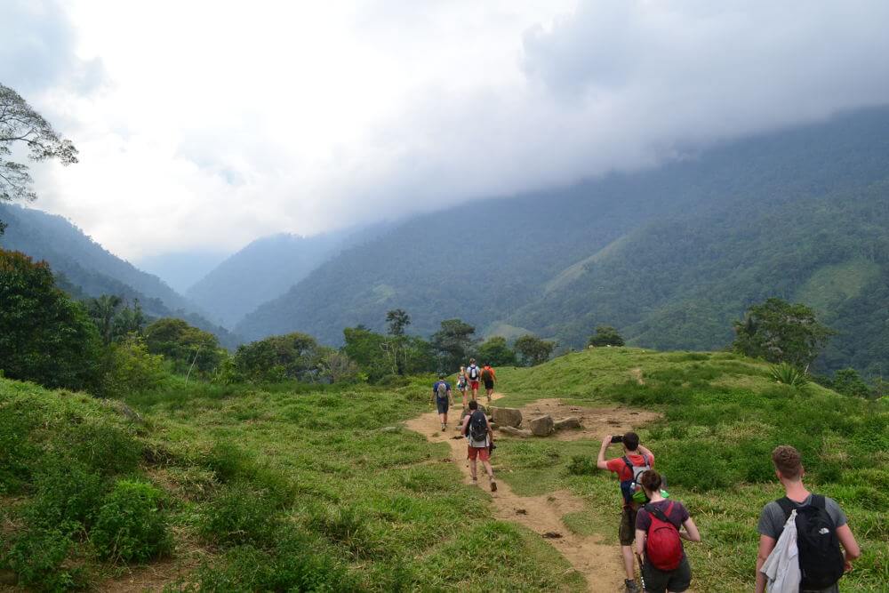 Bewolking bij Ciudad Perdida