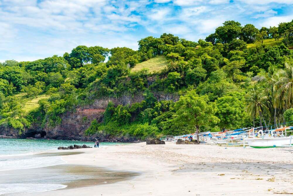 white sand beach Bali