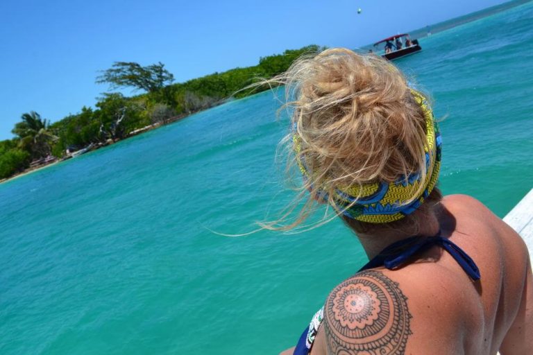 Emma op Caye Caulker