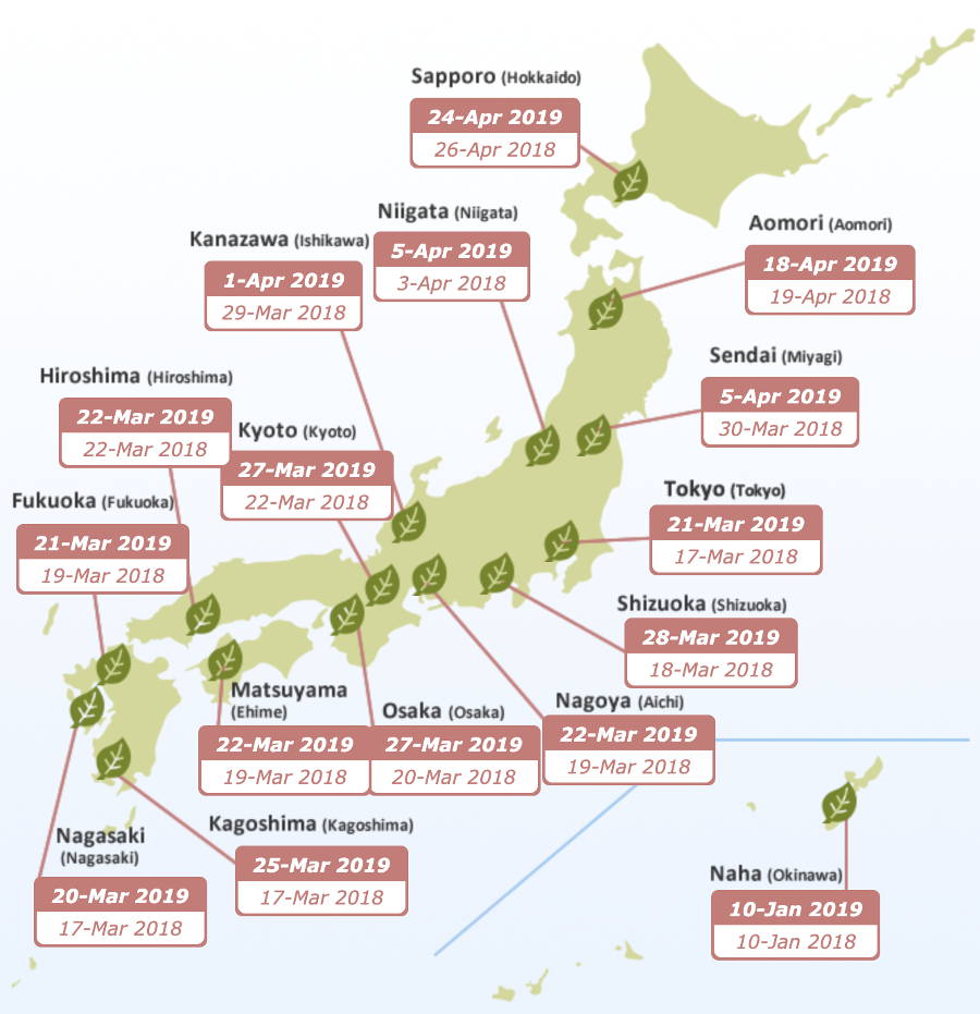 Beste reistijd Japan
