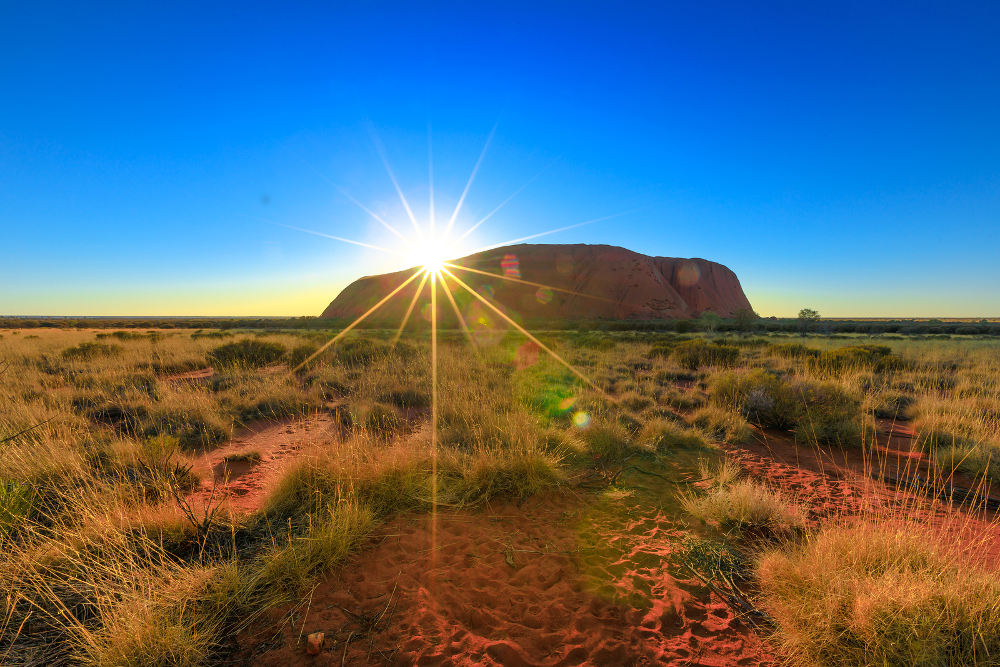 Uluru Zonsondergang