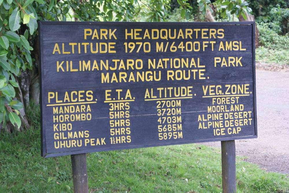 Kilimanjaro beklimmen
