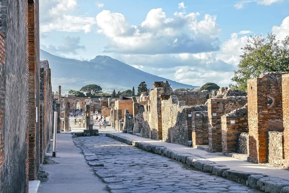 Pompeii en de Vesuvius vulkaan